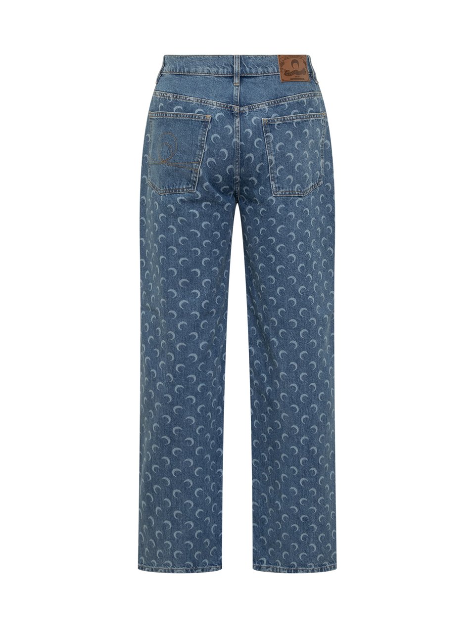Marine Serre Jeans Blue Blauw