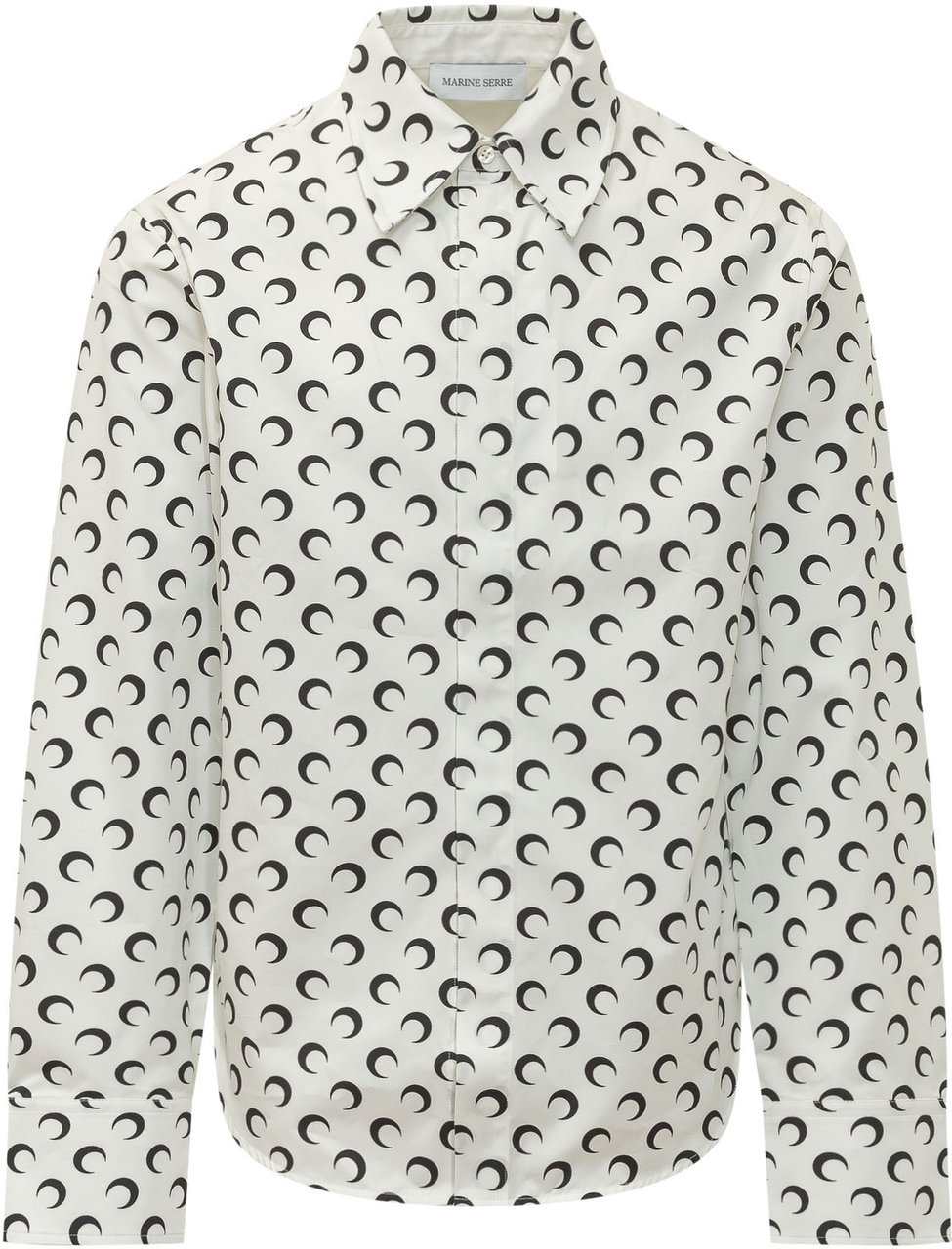 Marine Serre Camicia con Stampa All Over Wit