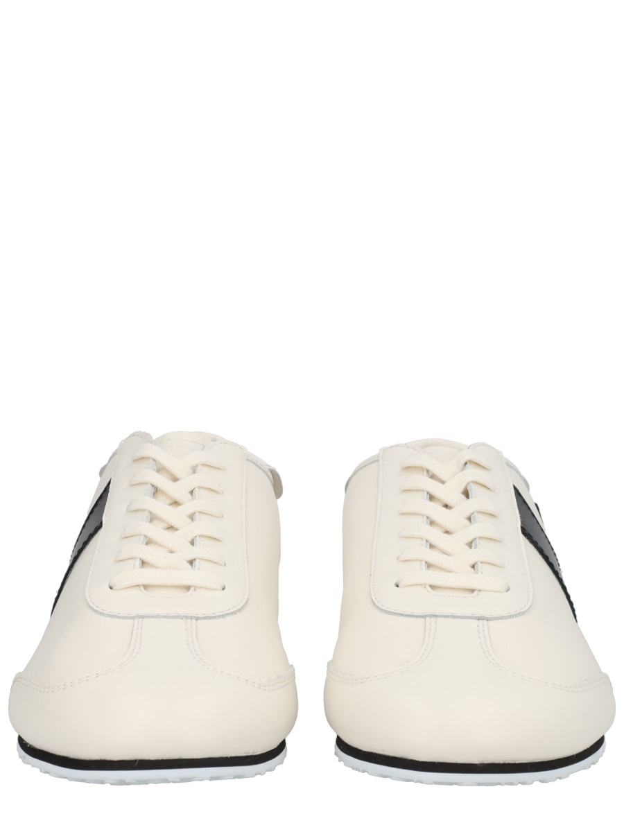 Marine Serre Off-White Astra Crescent Accent Sneakers Neutraal