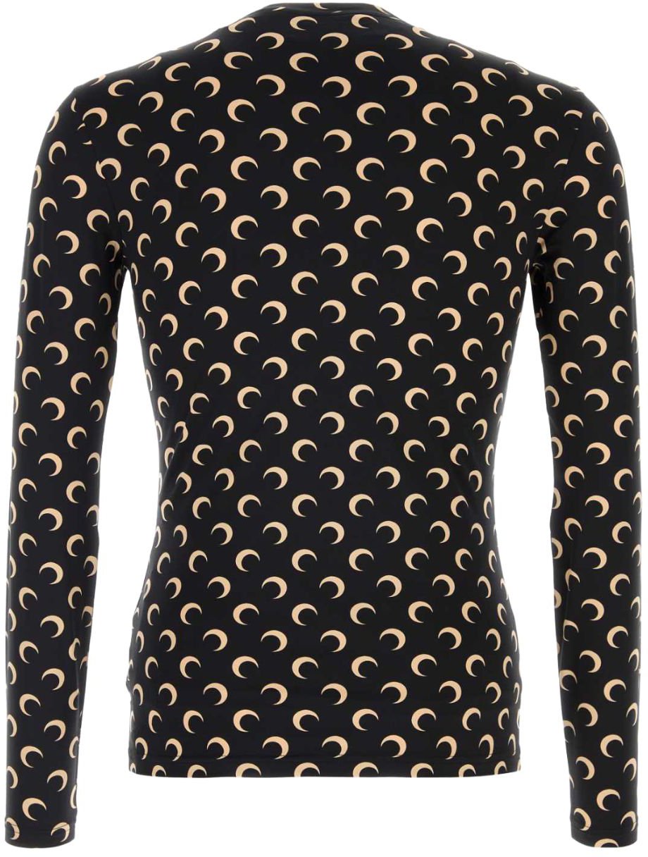 Marine Serre Top Black Zwart