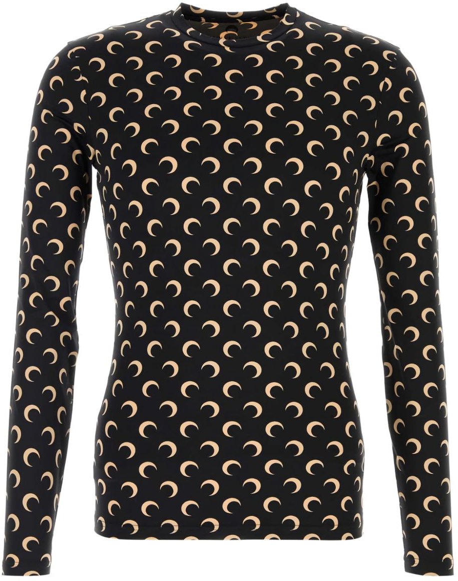 Marine Serre Top Black Zwart