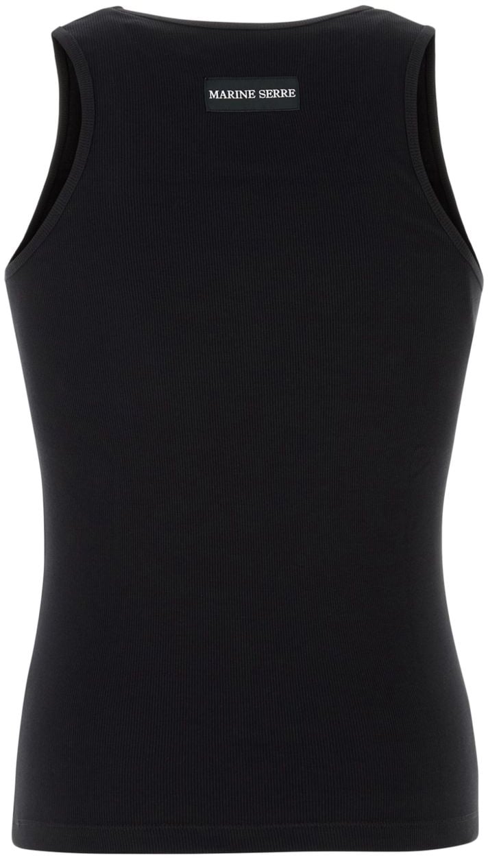 Marine Serre Top Black Zwart