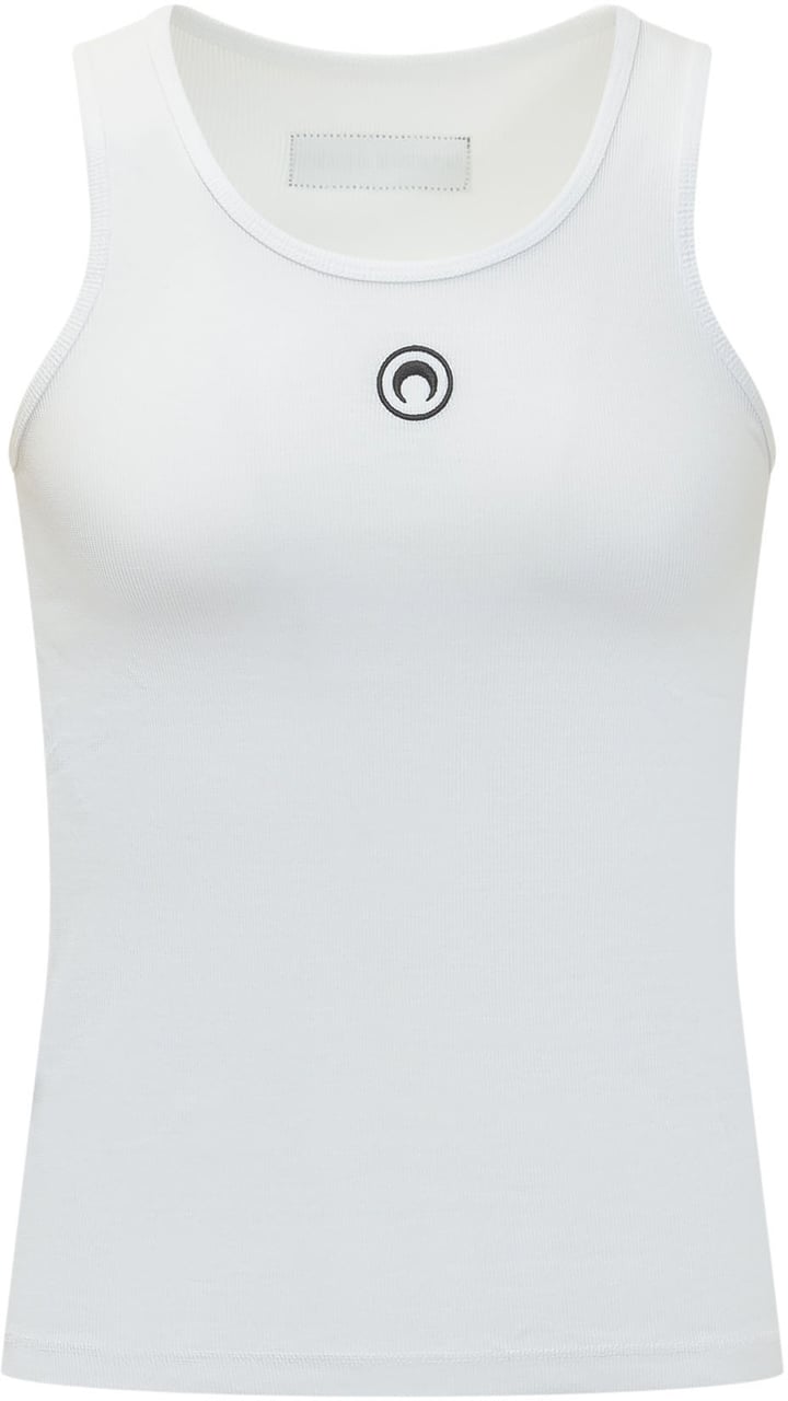 Marine Serre MOON LOGO TANK TOP Wit