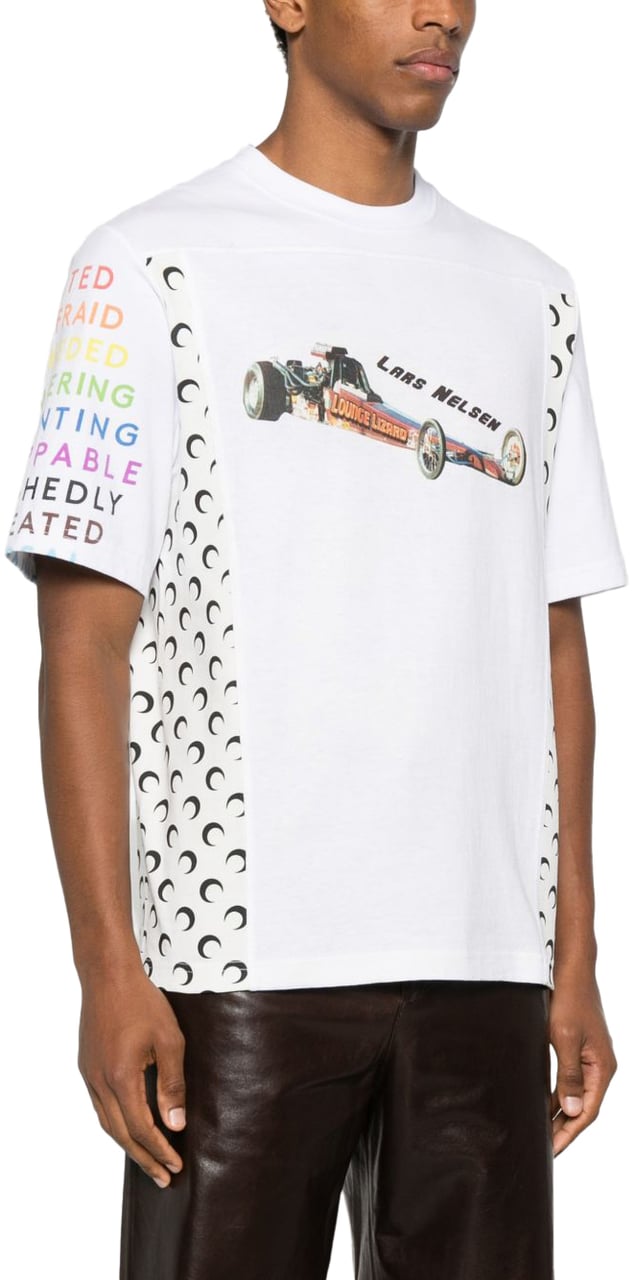 Marine Serre T-Shirts And Polos White Wit