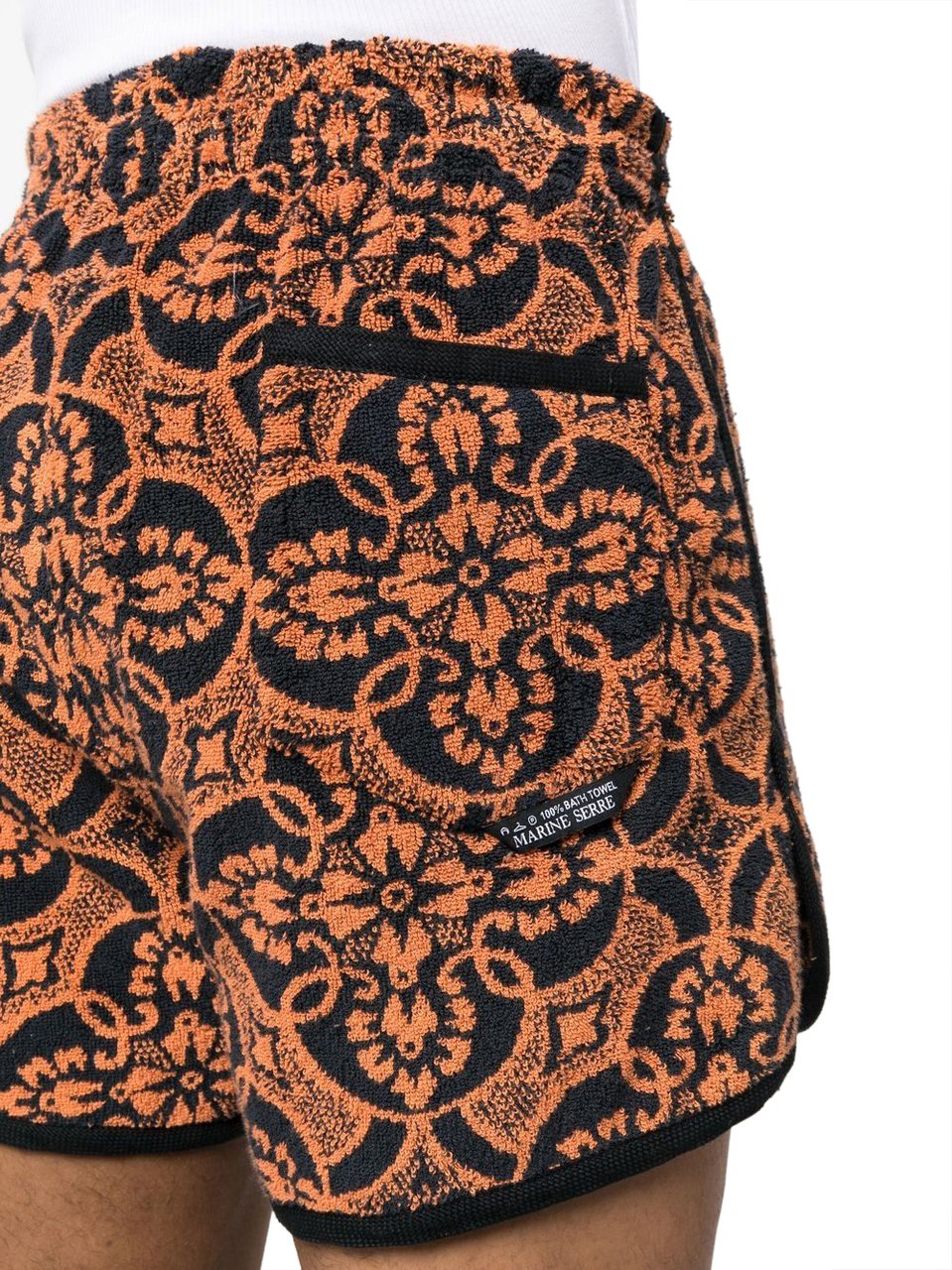 Marine Serre Shorts Orange Oranje