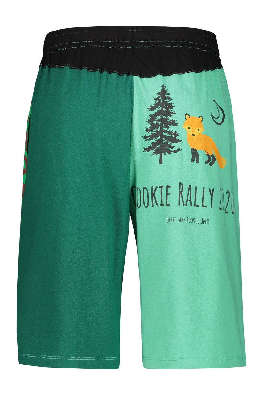 Marine Serre Cotton bermuda shorts Groen