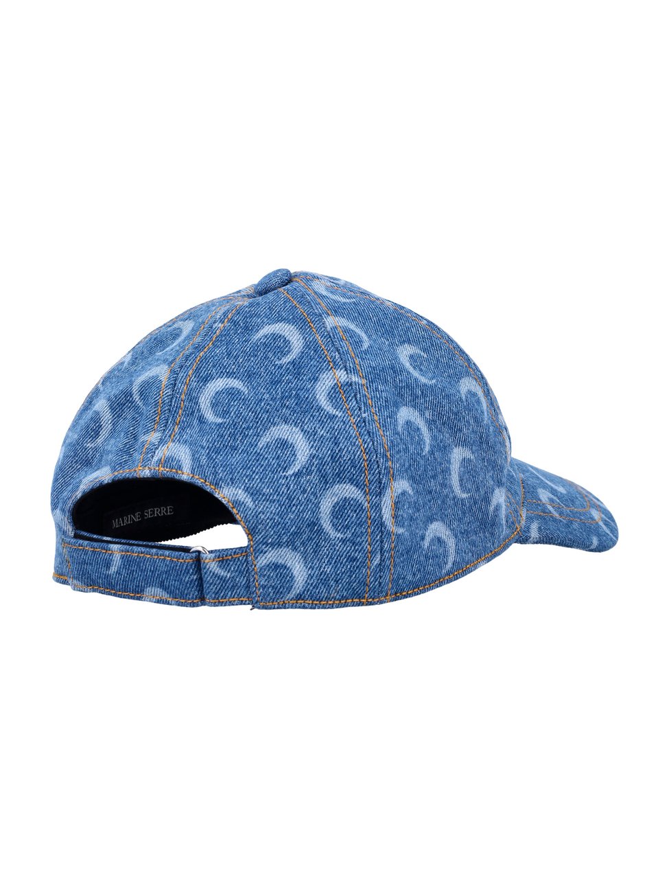 Marine Serre Denim Cap Moon Blue Blauw