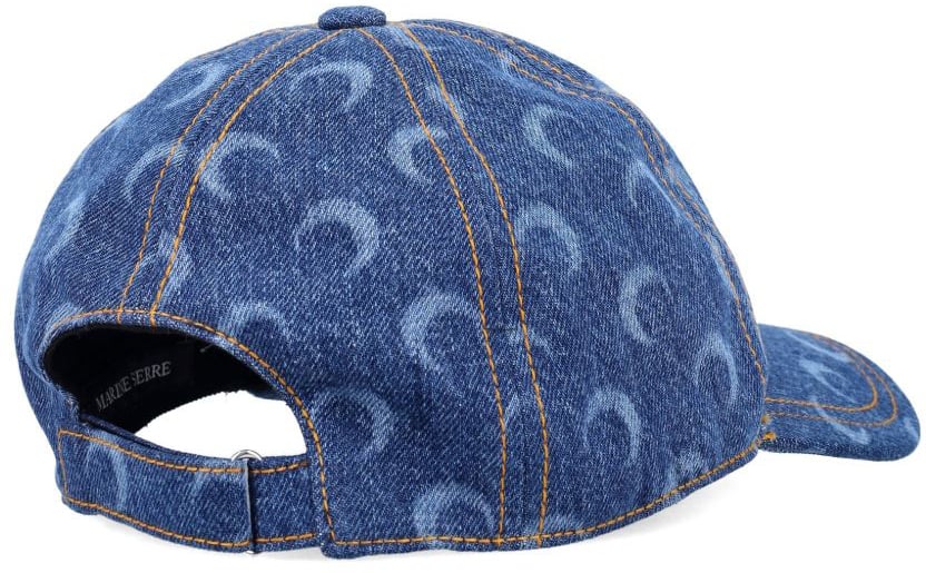 Marine Serre Hats Multicolour Lichtblauw