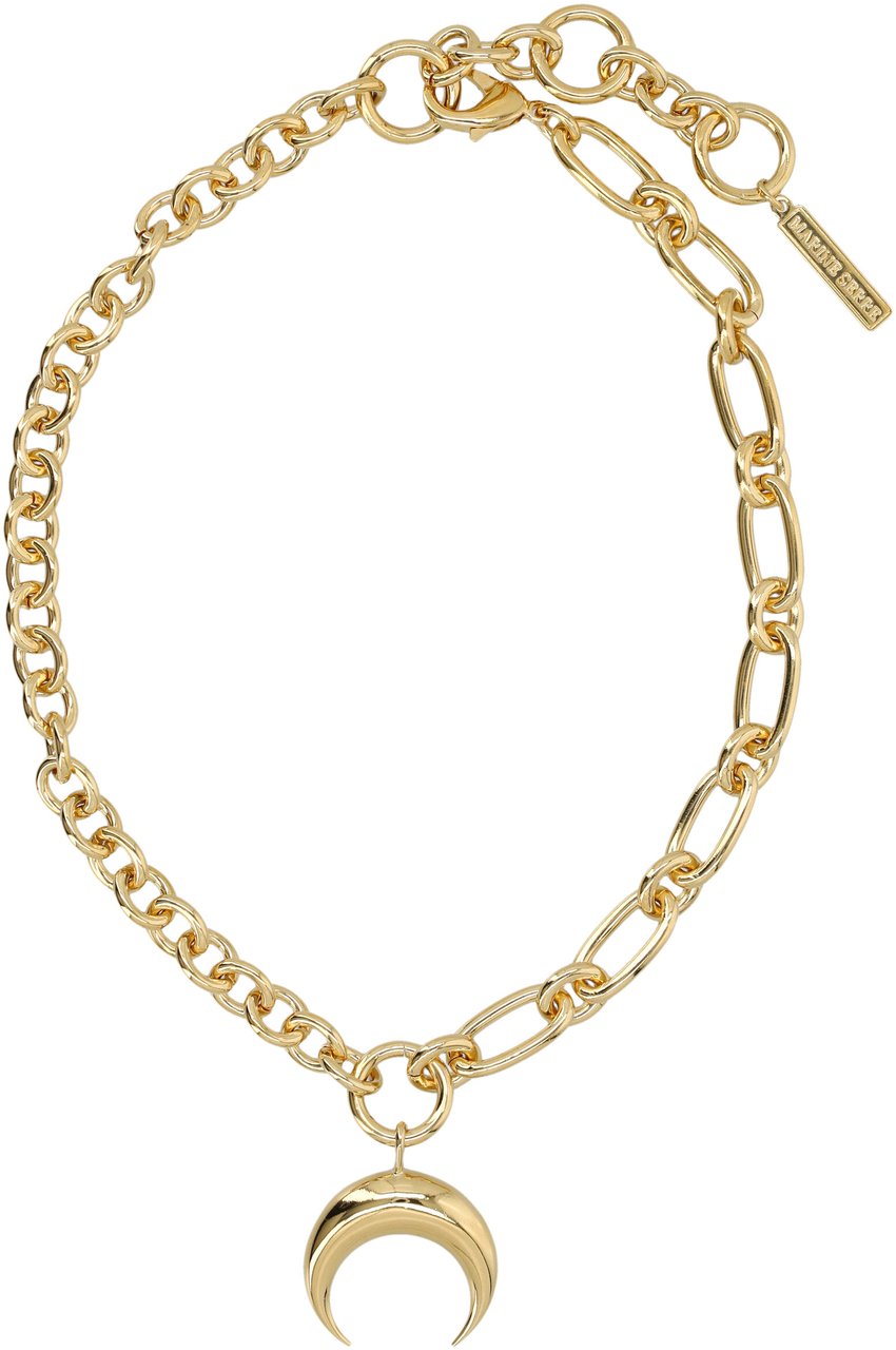 Marine Serre Necklace Chain Moon Oro Goud