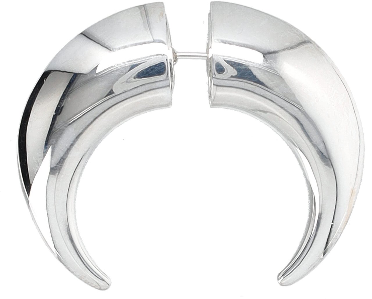Marine Serre Moon Earring Tribal Argento Zilver
