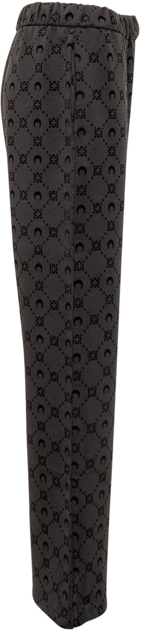 Marine Serre Pantaloni Marine Serre Monogram Zwart