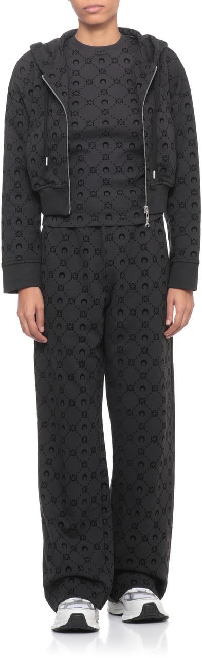 Marine Serre Trousers Black Zwart