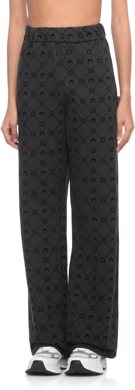Marine Serre Trousers Black Zwart