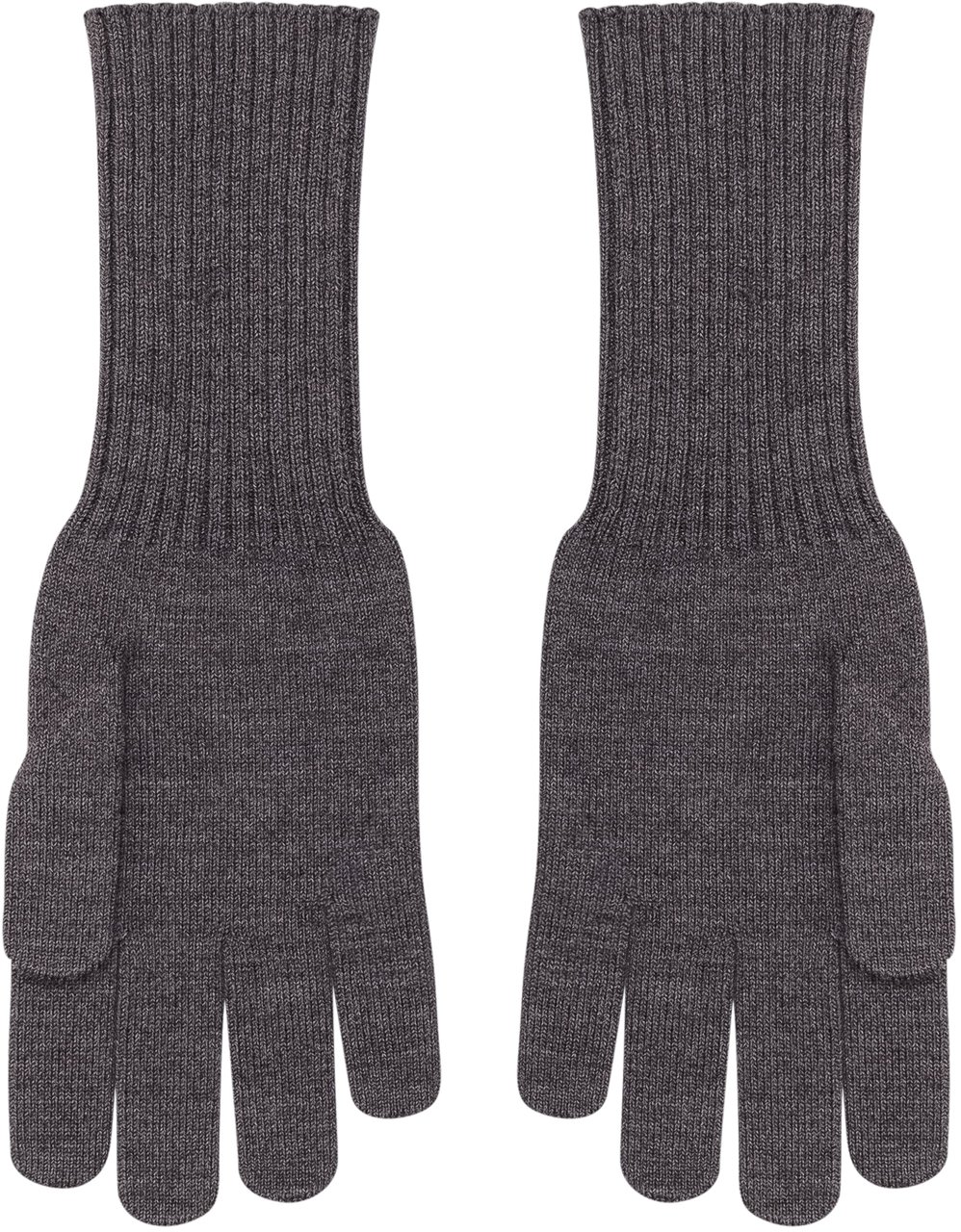Marine Serre Guanti Lunghi Donkergrijs