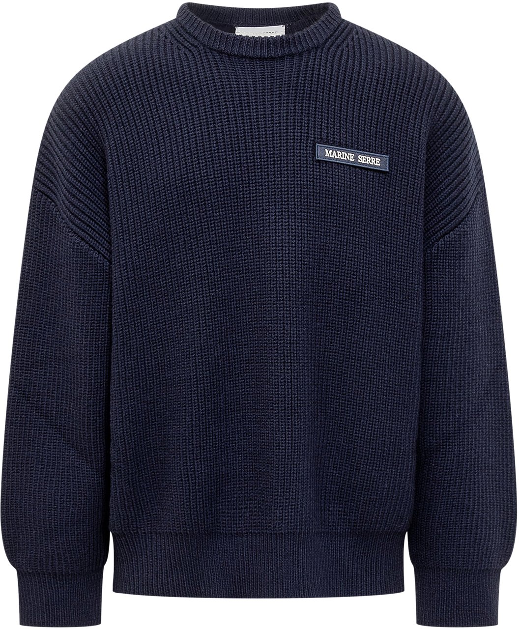 Marine Serre Maglia con Logo Blauw