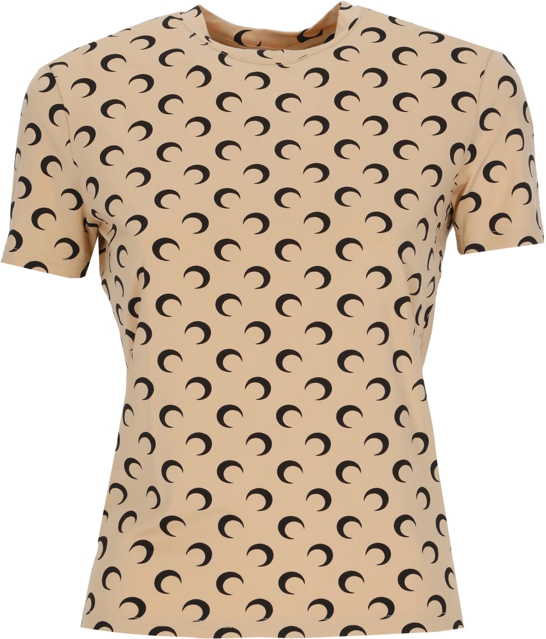 Marine Serre T-Shirts And Polos Beige Beige
