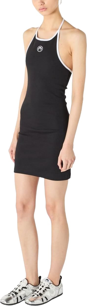 Marine Serre Dresses Nero Zwart