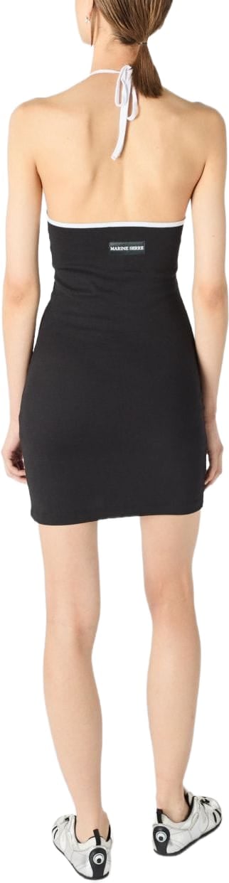 Marine Serre Dresses Nero Zwart