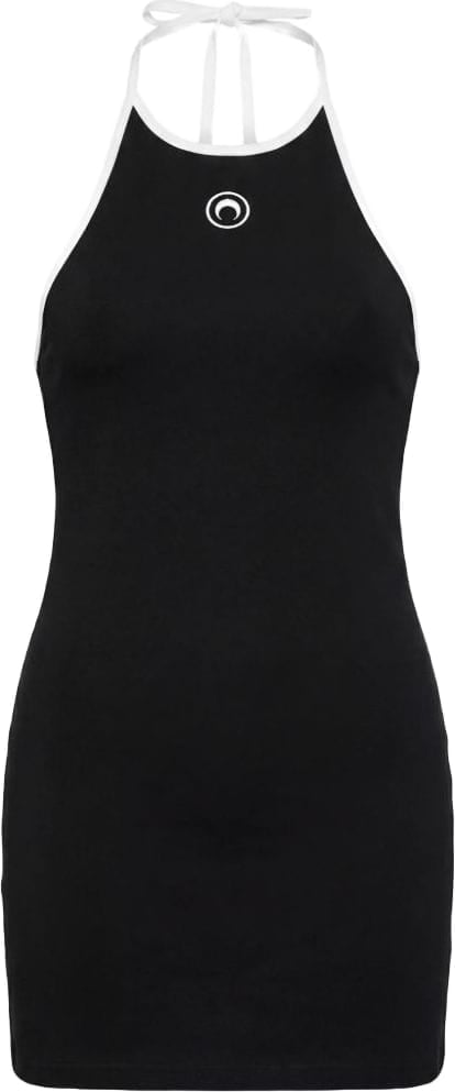 Marine Serre Dresses Nero Zwart