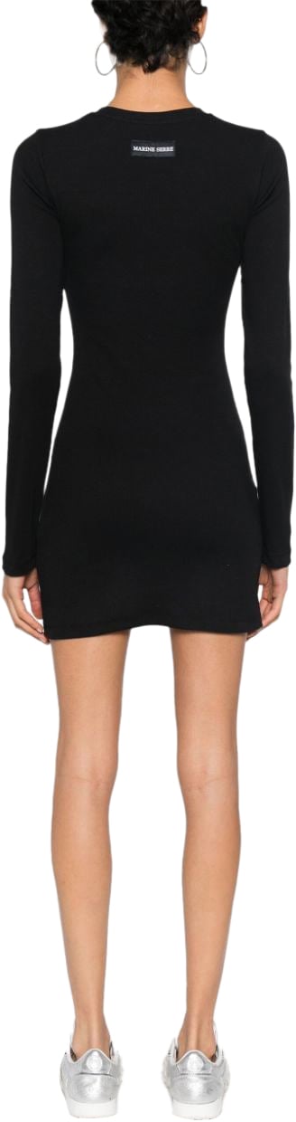 Marine Serre Dresses Black Zwart