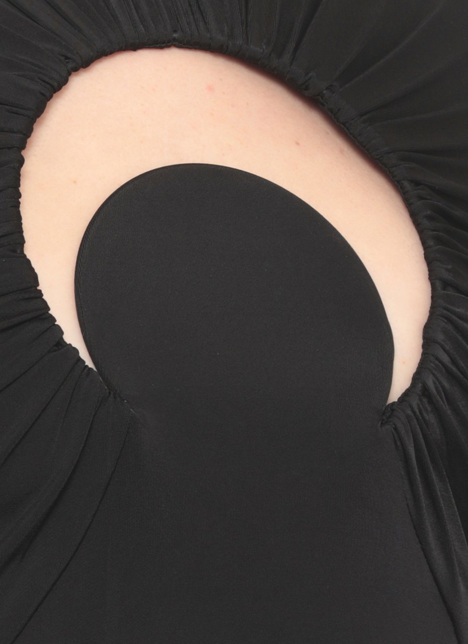 Marine Serre Dresses Black Zwart