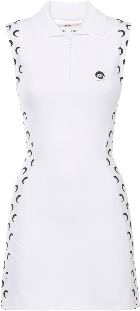 Marine Serre Dresses White Wit