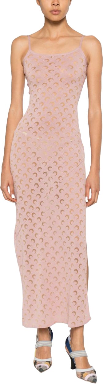 Marine Serre Dresses Pink Roze