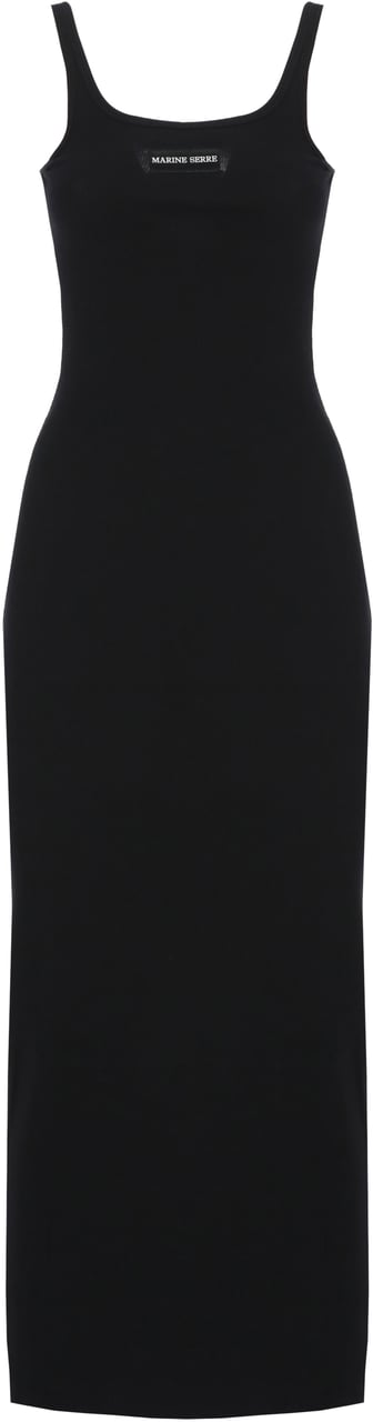 Marine Serre Dresses Black Zwart