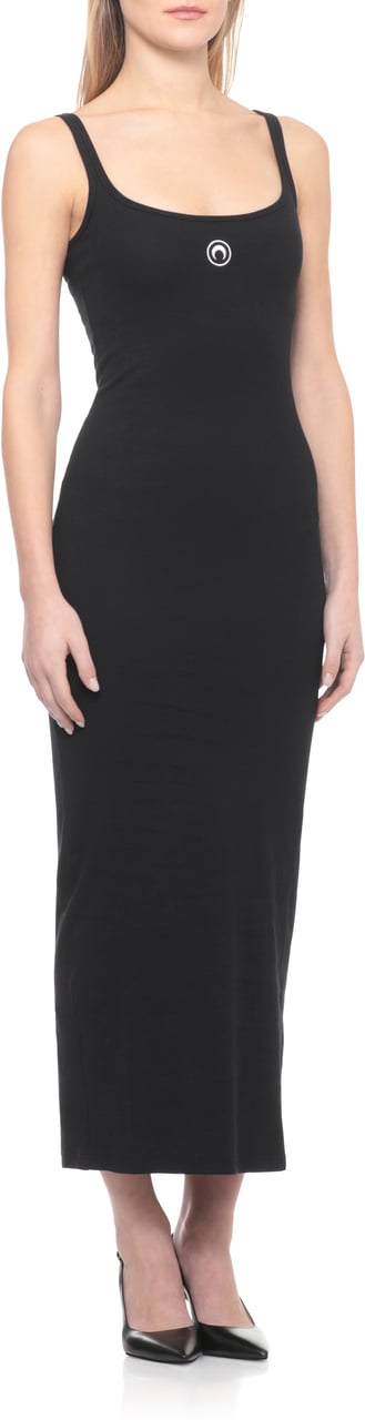 Marine Serre Dresses Black Zwart
