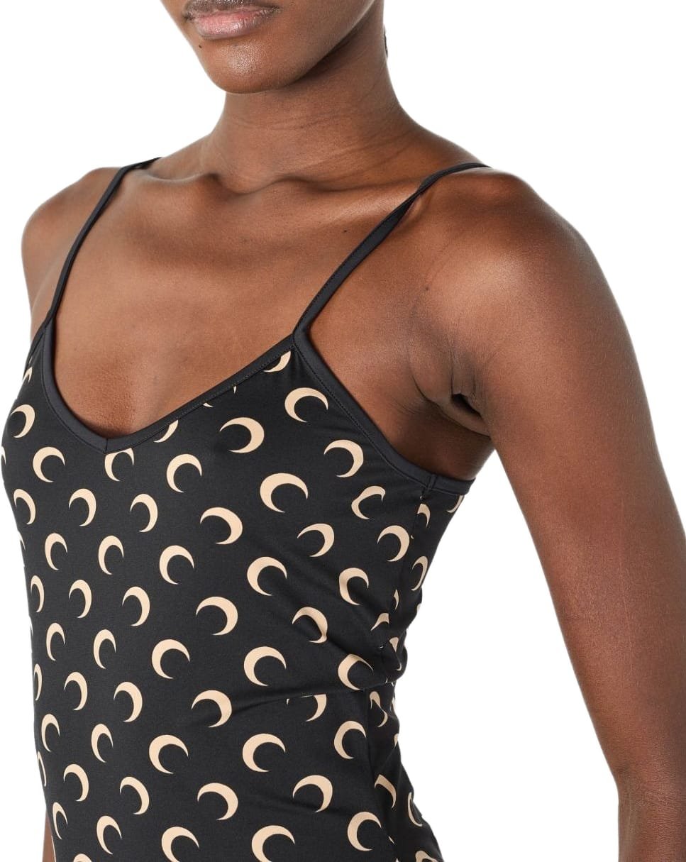 Marine Serre Dresses Nero Zwart