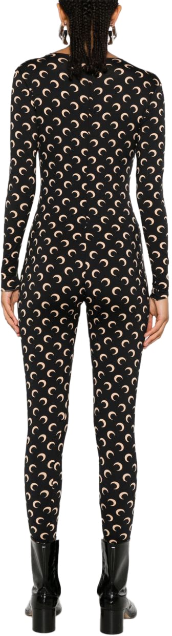 Marine Serre Dresses Nero Zwart