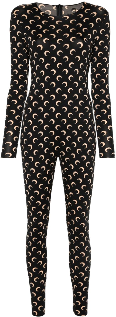 Marine Serre Dresses Black Zwart