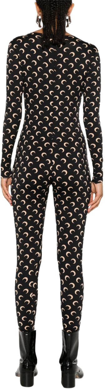 Marine Serre Dresses Black Zwart