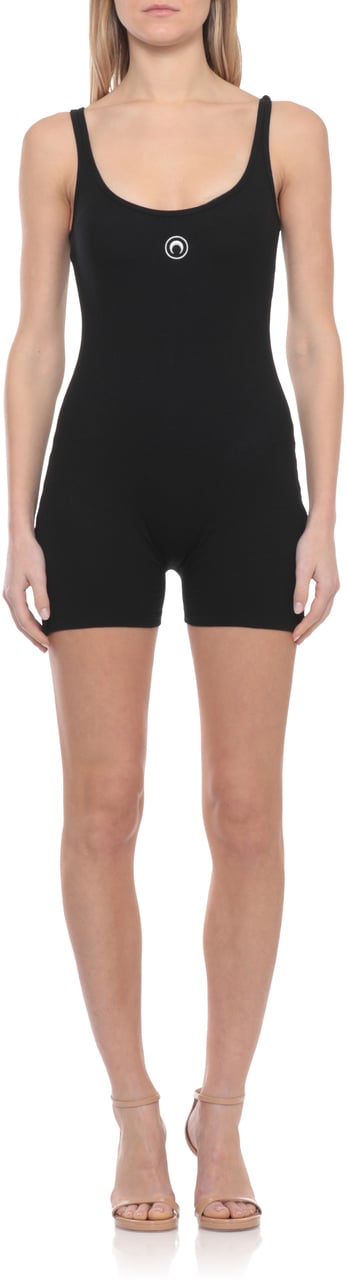 Marine Serre Dresses Black Zwart