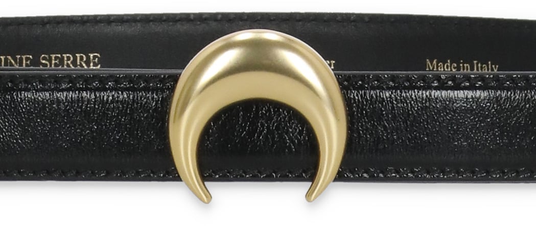 Marine Serre Belts Black Zwart