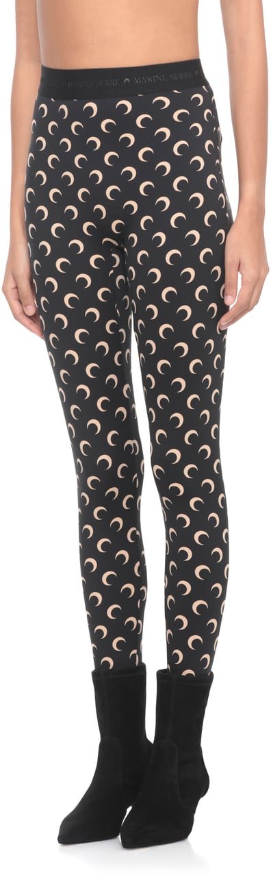 Marine Serre Trousers Black Zwart