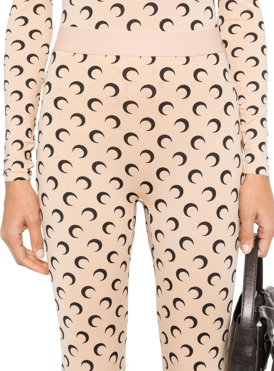 Marine Serre Trousers Beige Beige