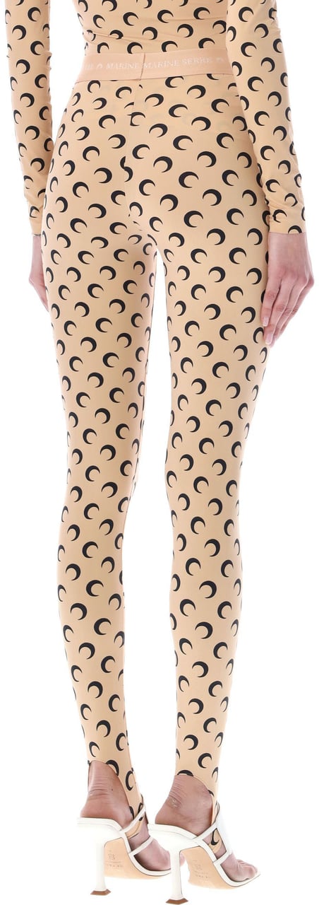 Marine Serre Trousers Beige Beige