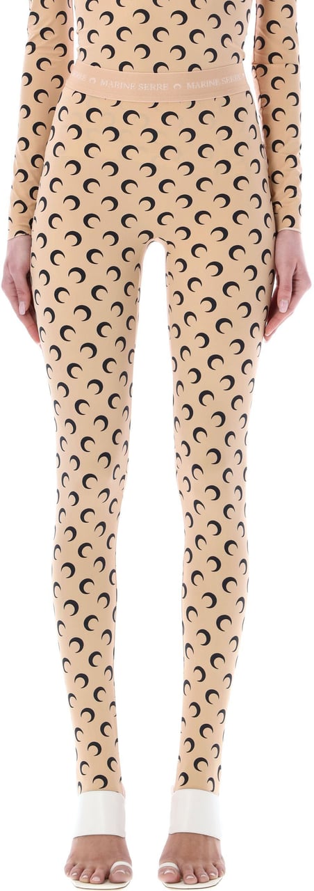 Marine Serre Trousers Beige Beige