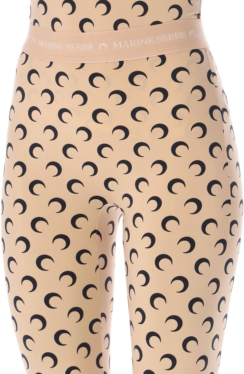 Marine Serre Trousers Beige Beige