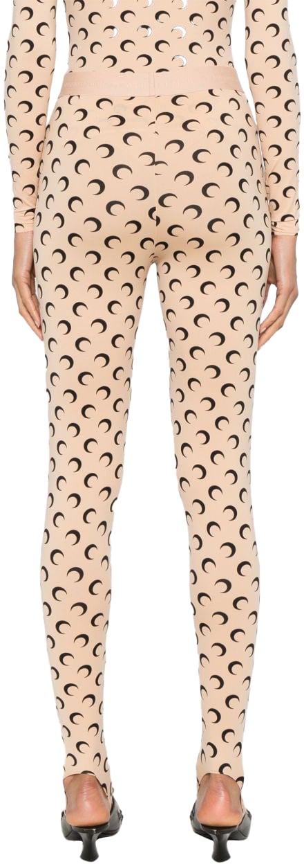 Marine Serre Trousers Beige Beige