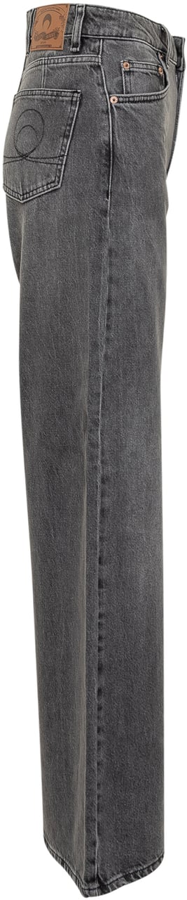Marine Serre Jeans Marine Serre Wide Leg Grijs