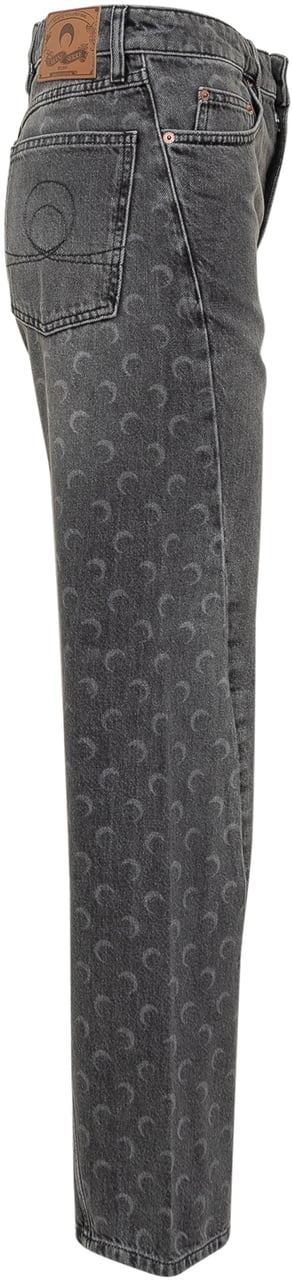 Marine Serre Jeans Marine Serre Moon Panel Grijs