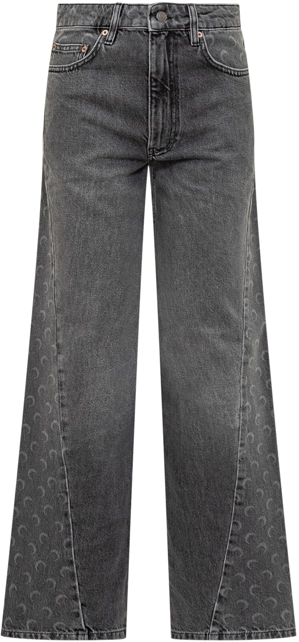 Marine Serre Jeans Marine Serre Moon Panel Grijs
