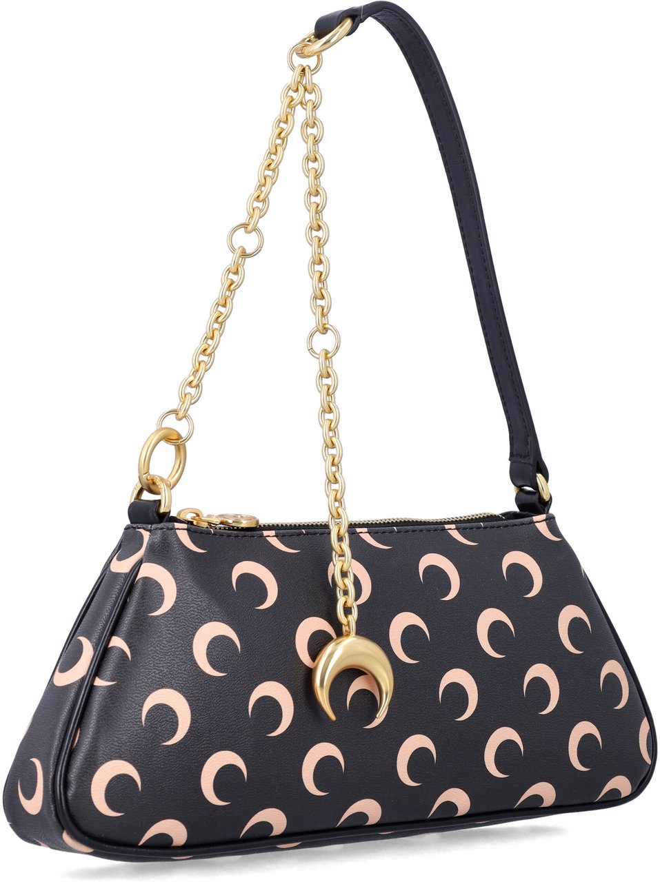 Marine Serre Moon Canvas Baguette Inverse Tan Moon Bruin