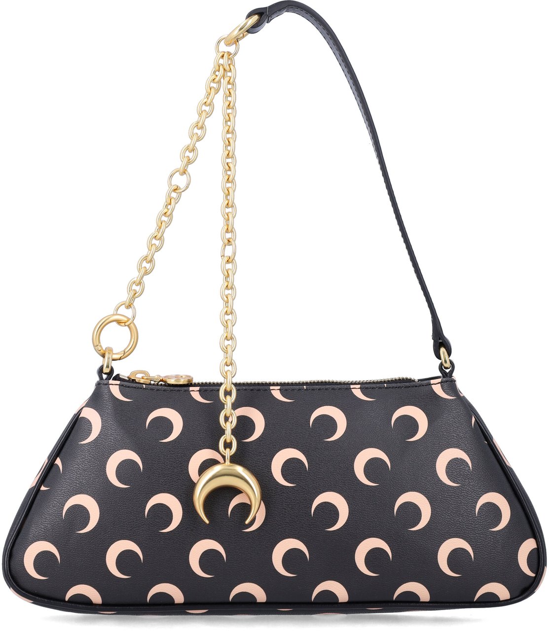 Marine Serre Moon Canvas Baguette Inverse Tan Moon Bruin