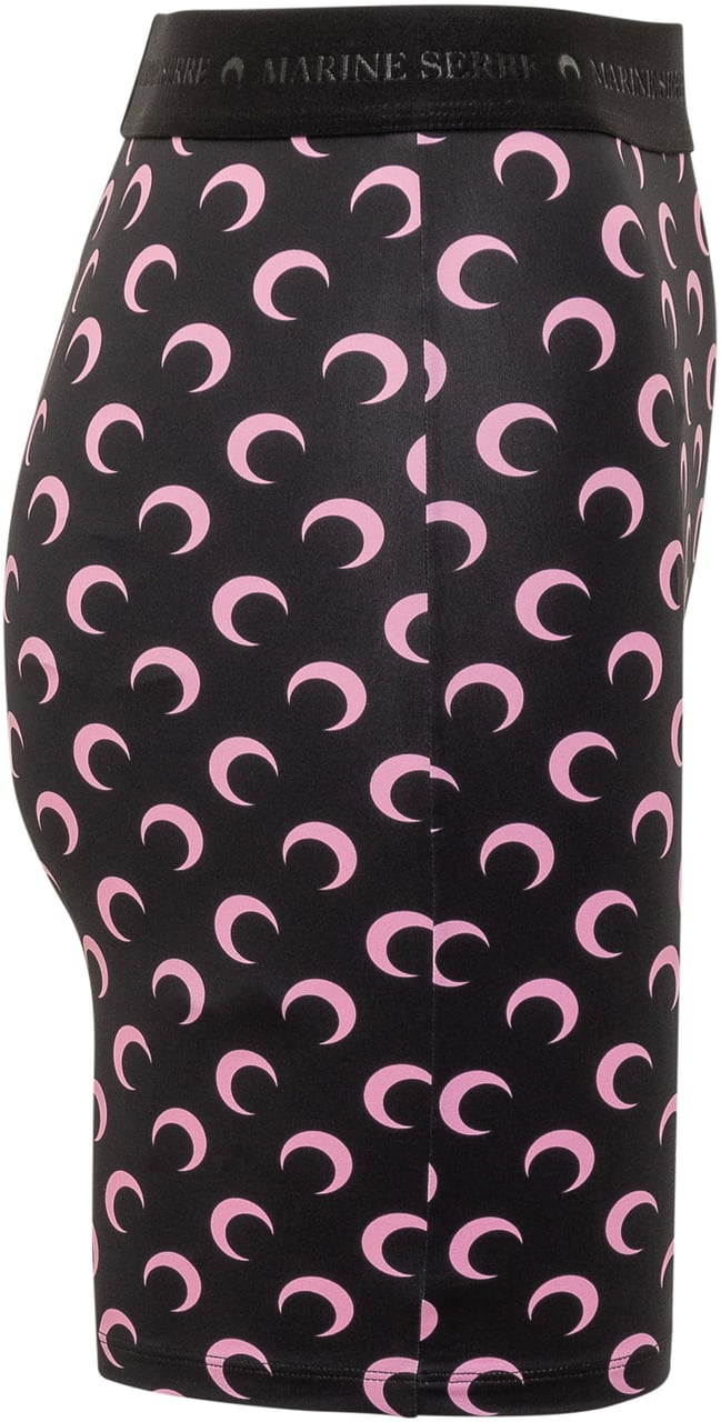 Marine Serre Shorts Marine Serre Moon Print Zwart
