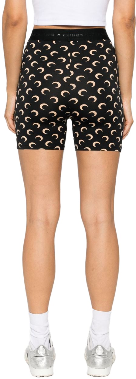 Marine Serre Shorts Black Zwart