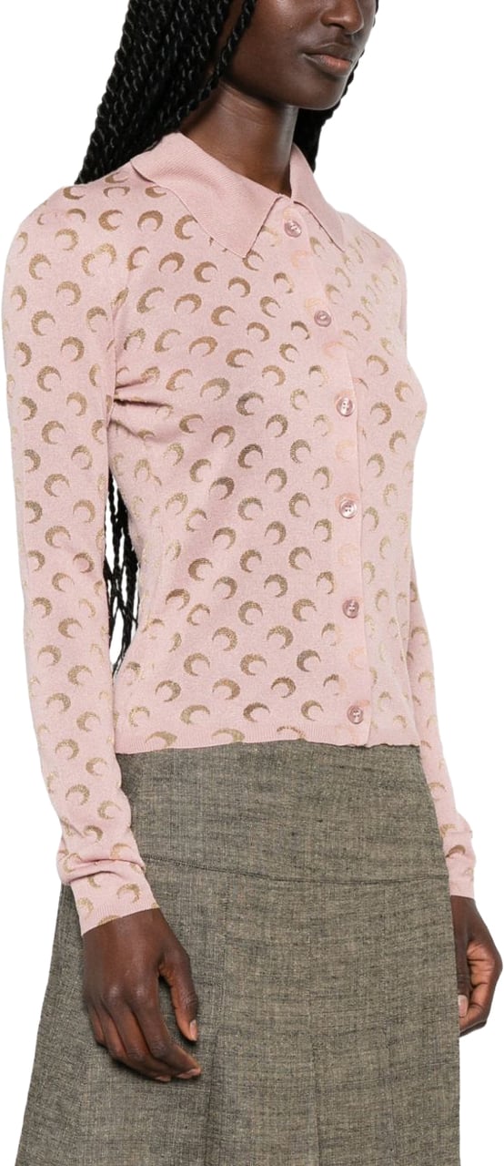 Marine Serre Shirts Rosa Roze