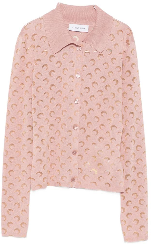 Marine Serre Shirts Rosa Roze